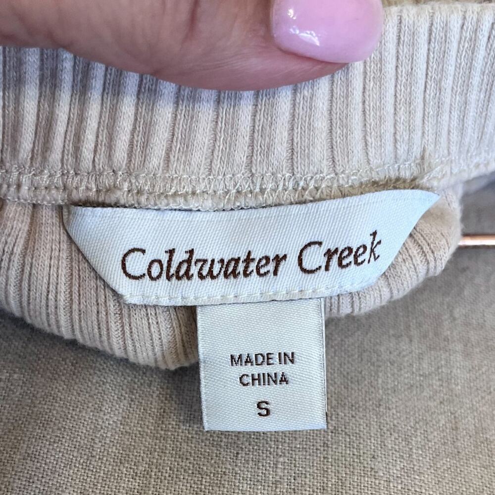 Coldwater Creek Womens A-Line Skirt Size S Linen Lagenlook Midi Minimal Luxury - Picture 4 of 4